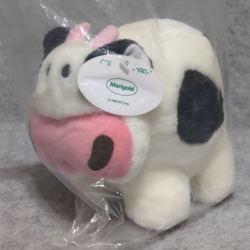 Mi GC Marigold Cute Plush Cow 6" Toy NWT